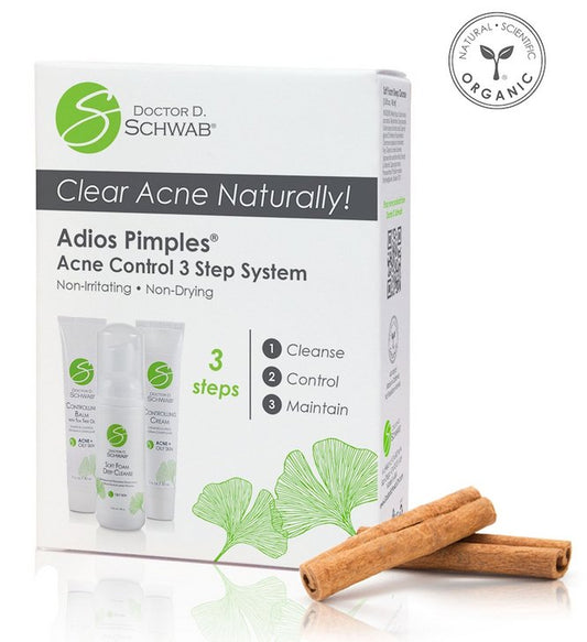 Adios Pimples® 3-Step Acne Control System - Natura Spa