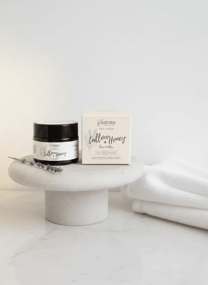 Skin Balm Tallow + Honey (lavender) - Natura Spa