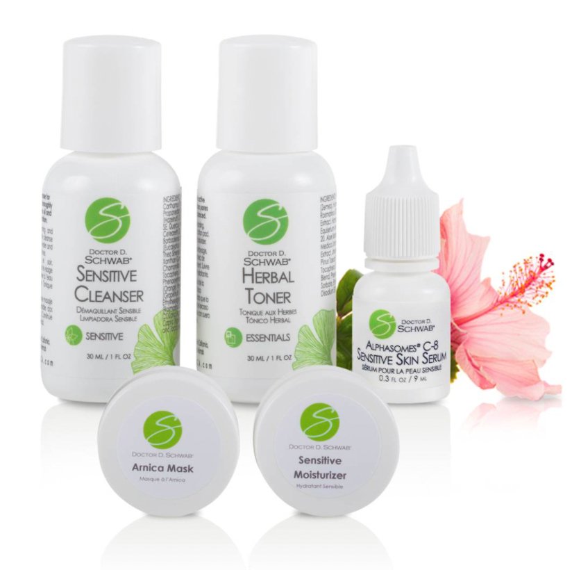 Sensitive Skin 5 Piece Travel Set - Natura Spa